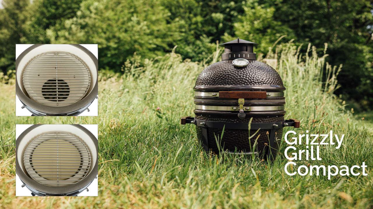 Outdarecooking kamado's the grizzly grills compact