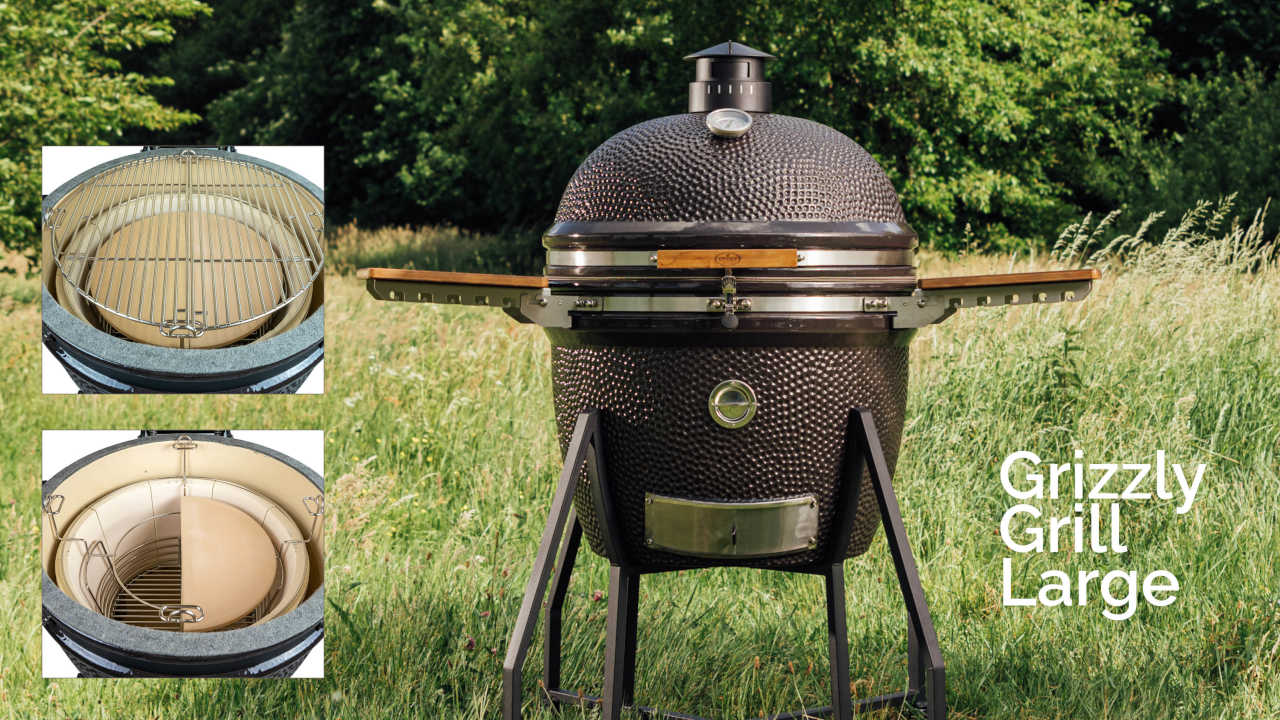 Outdarecooking kamado's the grizzly-grills large